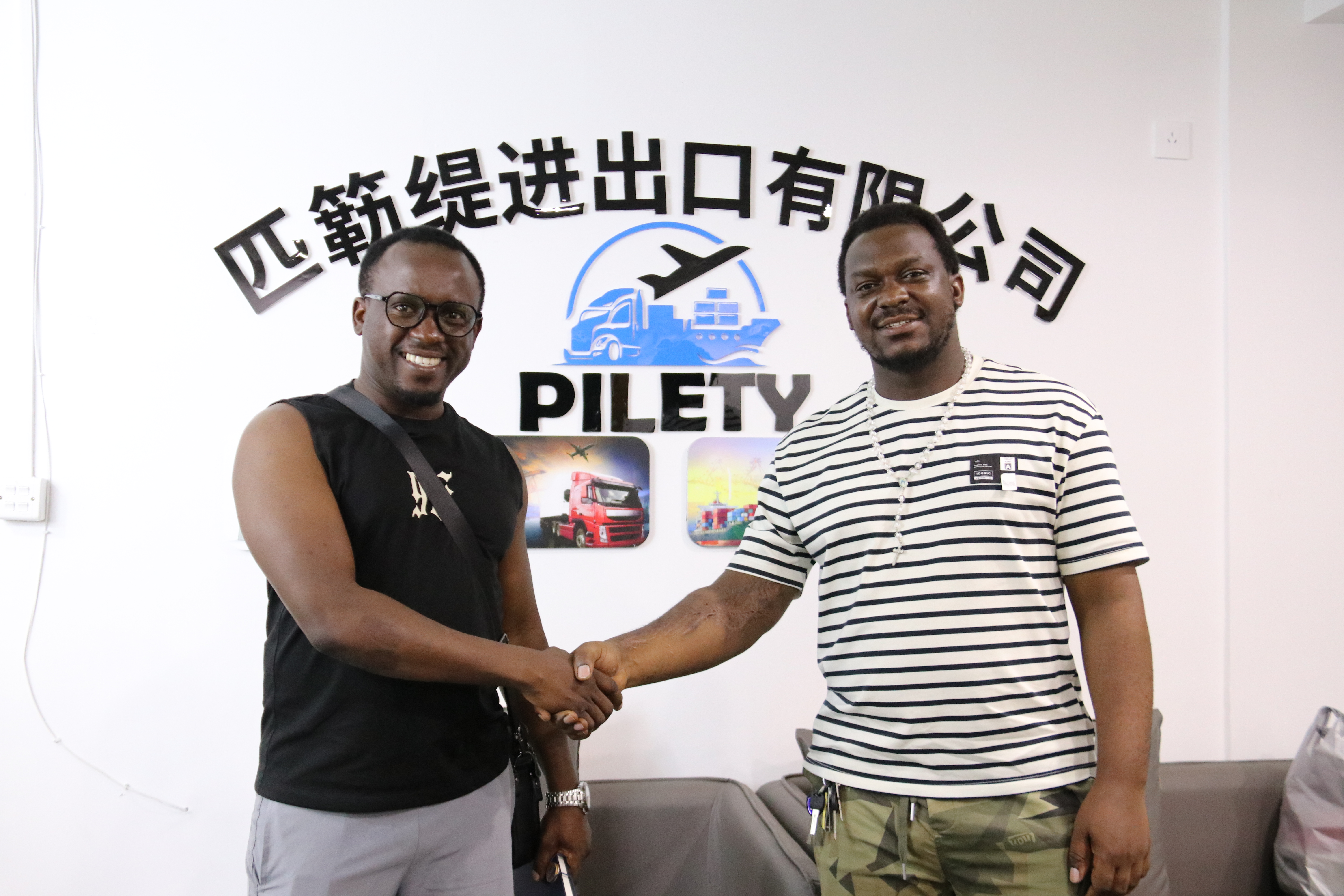 Customer goods prepared for delivery